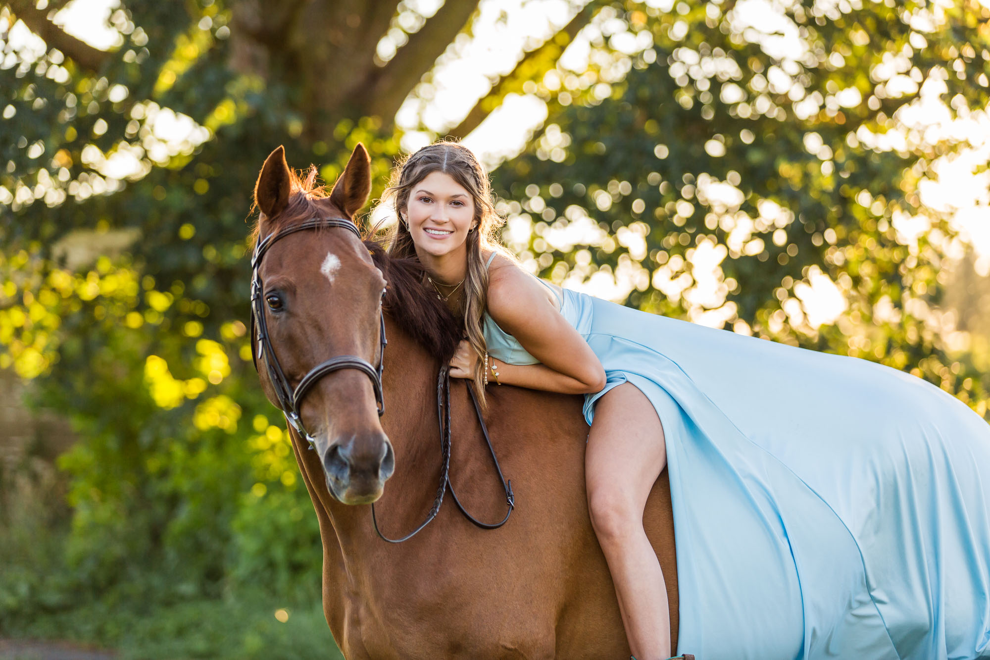 Alyssa riding Ben at Cambria Stables