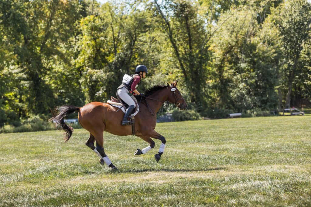 galloping across the grass at HPNJ